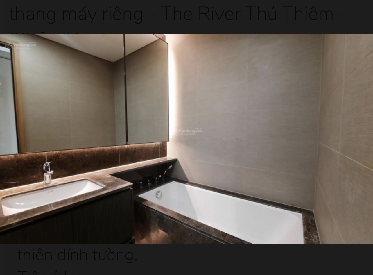 SIÊU HOT CĂN HỘ THE RIVER THỦ THIÊM 3PN SIÊU RỘNG FULL NT XỊN CHỈ 65TR_thumbnail_1