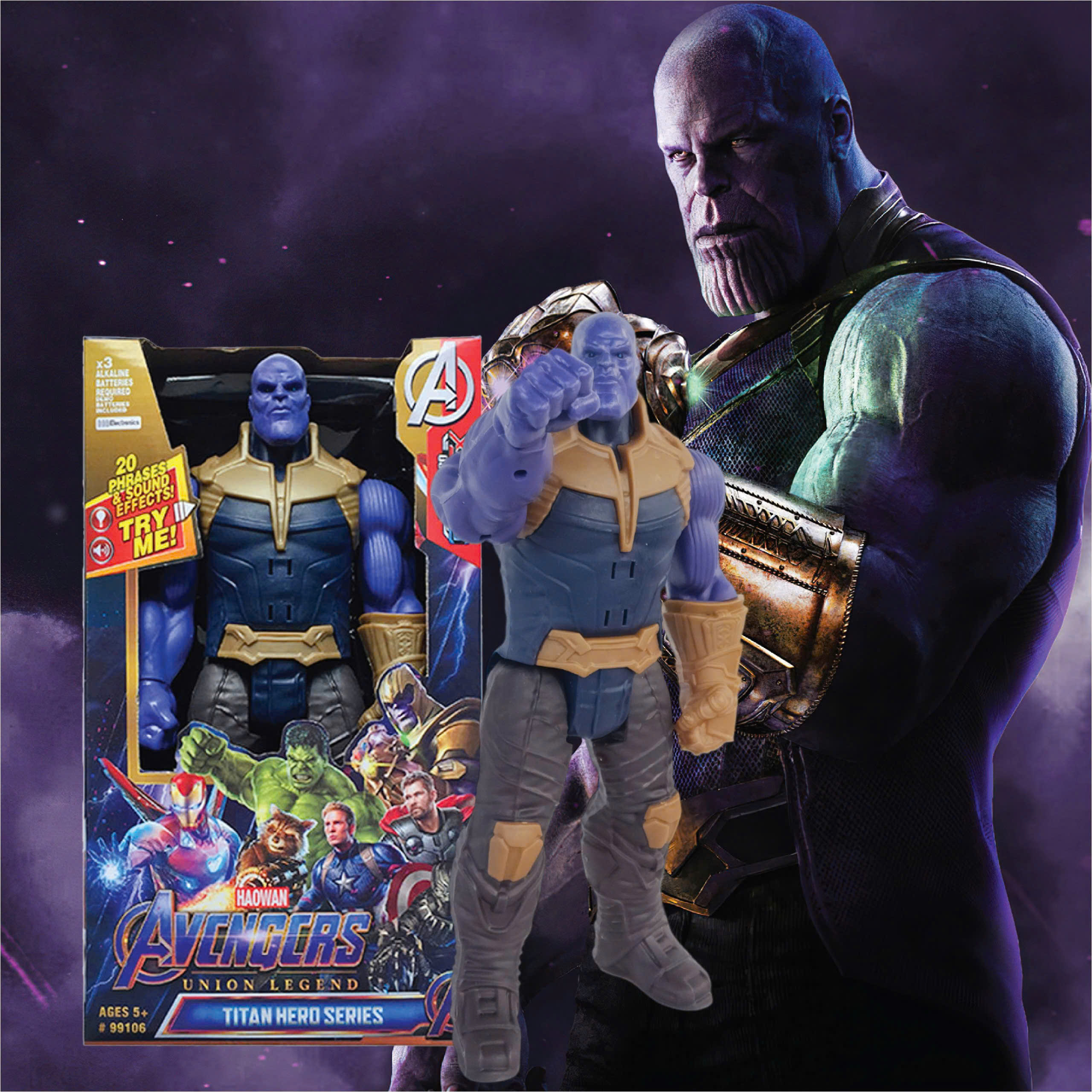 Mô hình nhân vật Thanos (Có pin)