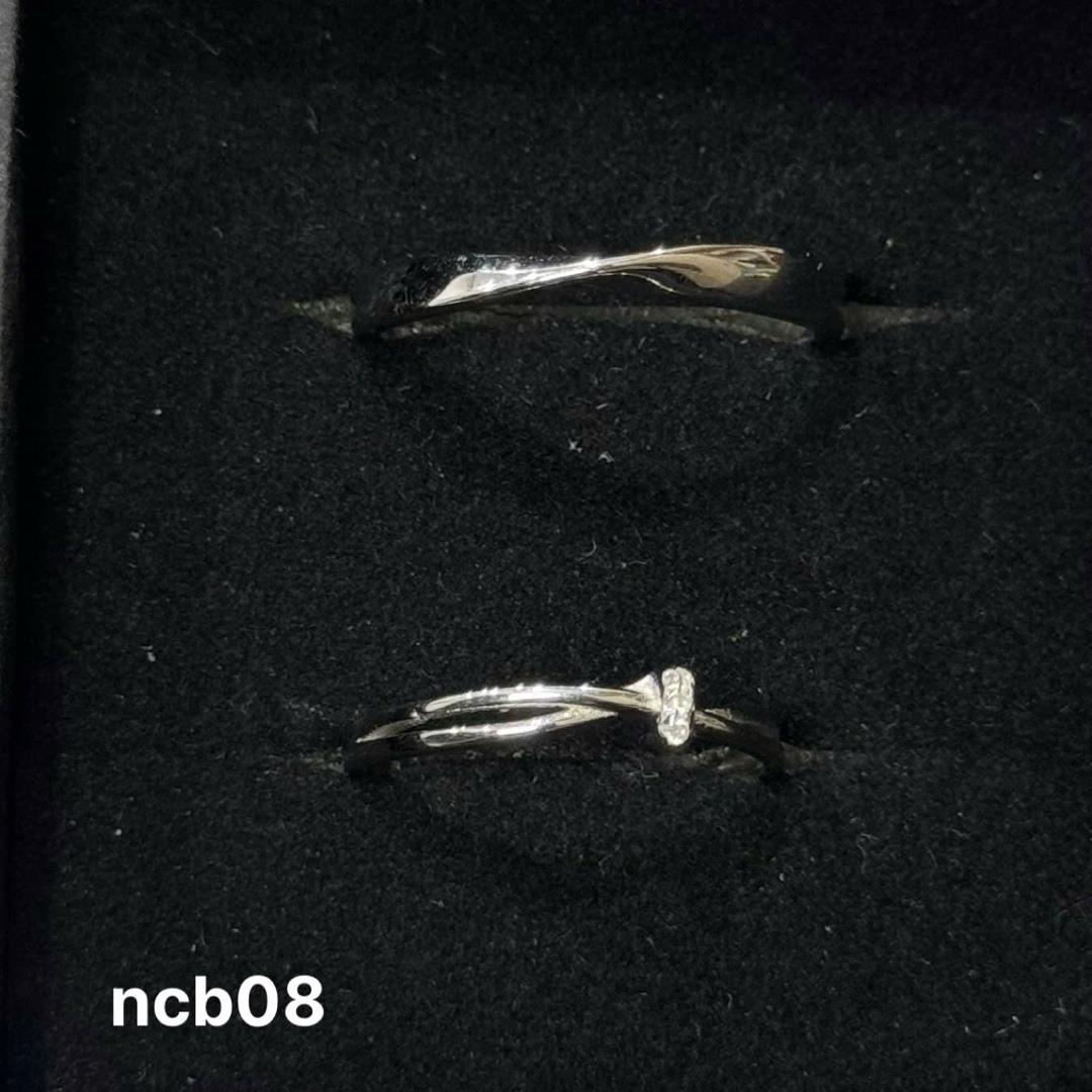 nhẫn cặp bạc si bạch kim nút thắt tình iu đính kim cương nhỏ freesize _thumbnail_1