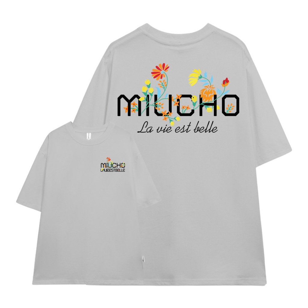 Áo thun form rộng unisex local brand ATD1078 Miucho tay lỡ cổ tròn in mix_thumbnail_14