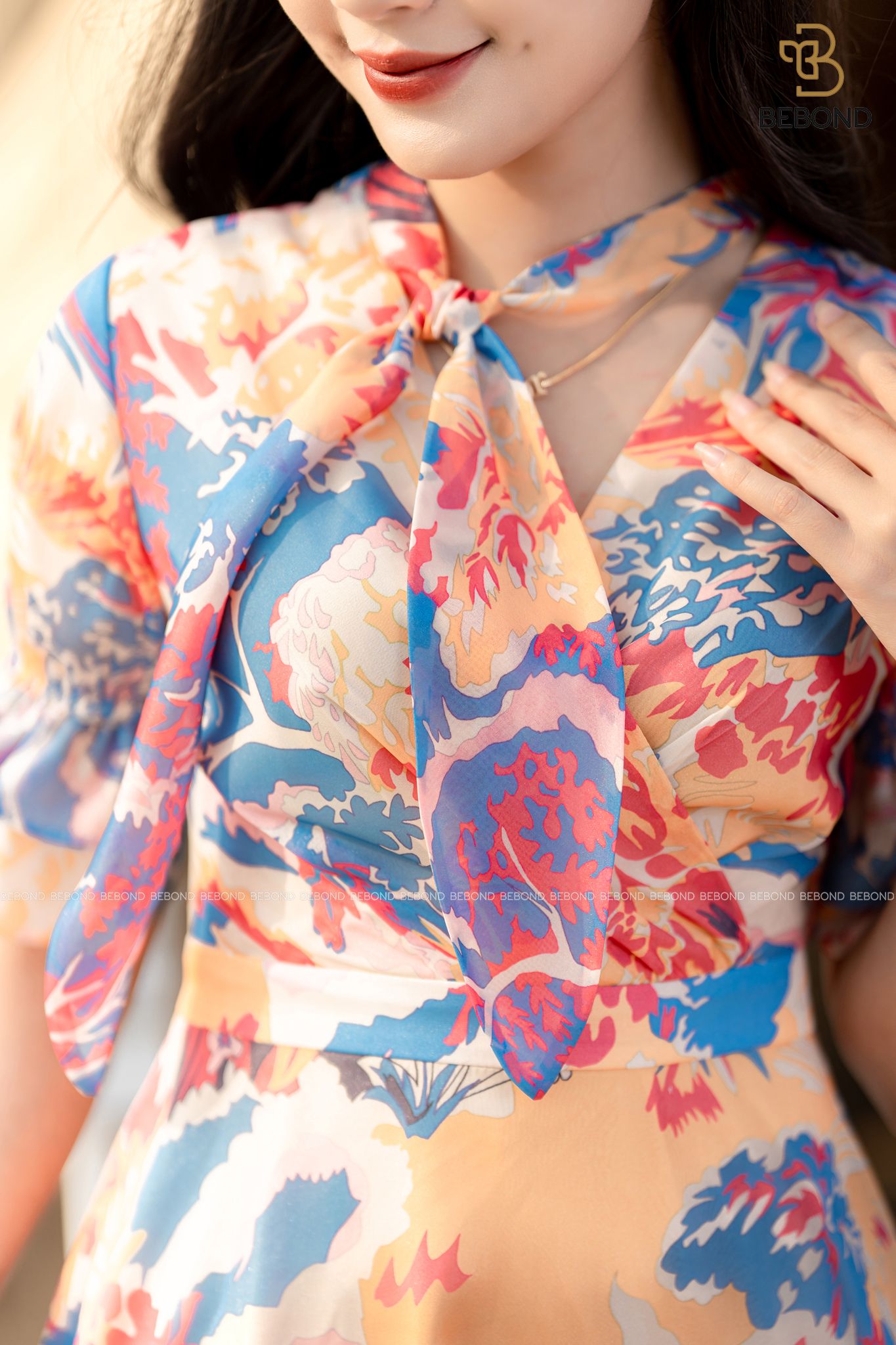 ĐẦM RETRO HỌA TIẾT SƠN DẦU- RISHIMA DRESS_thumbnail_8