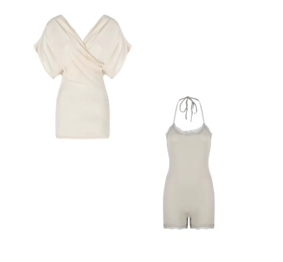 Áo liền quần hở lưng cổ chữ V chéo phong cách Pure Desire_thumbnail_5