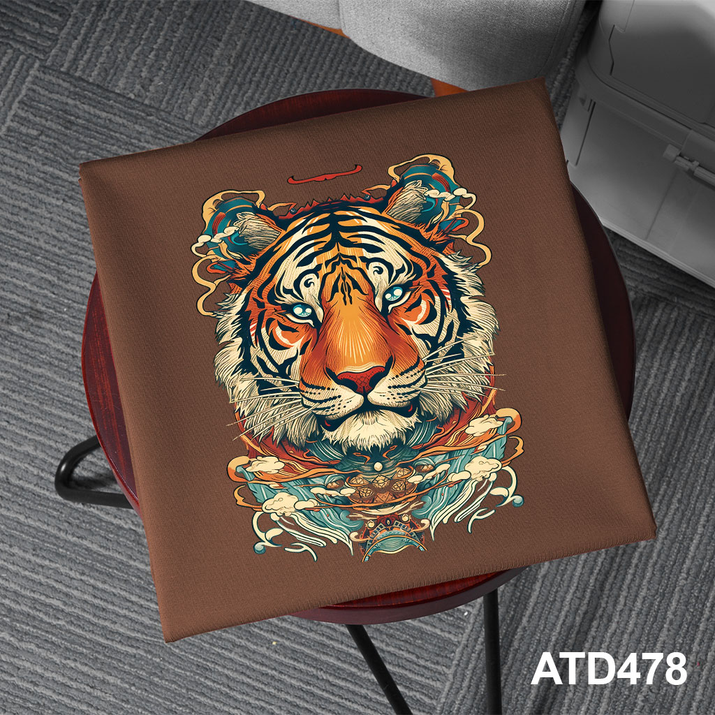 Áo thun nam form rộng 12 con giáp tuổi Dần ATD479 Miucho Iconic cotton cổ tròn in graphic_thumbnail_8