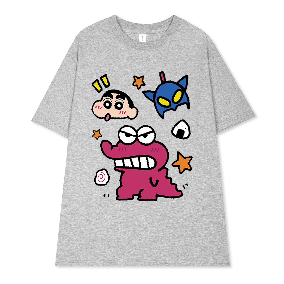 Áo thun nữ in hình Shin dễ thương form rộng ATD224 Miucho cotton spandex in Artwork_thumbnail_13