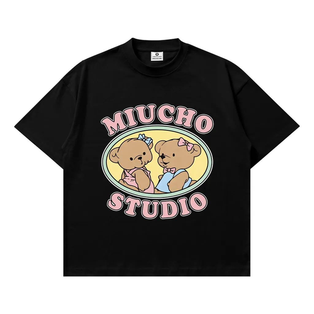 Áo thun boxy nữ Miucho Gấu Teddy 3121_thumbnail_8