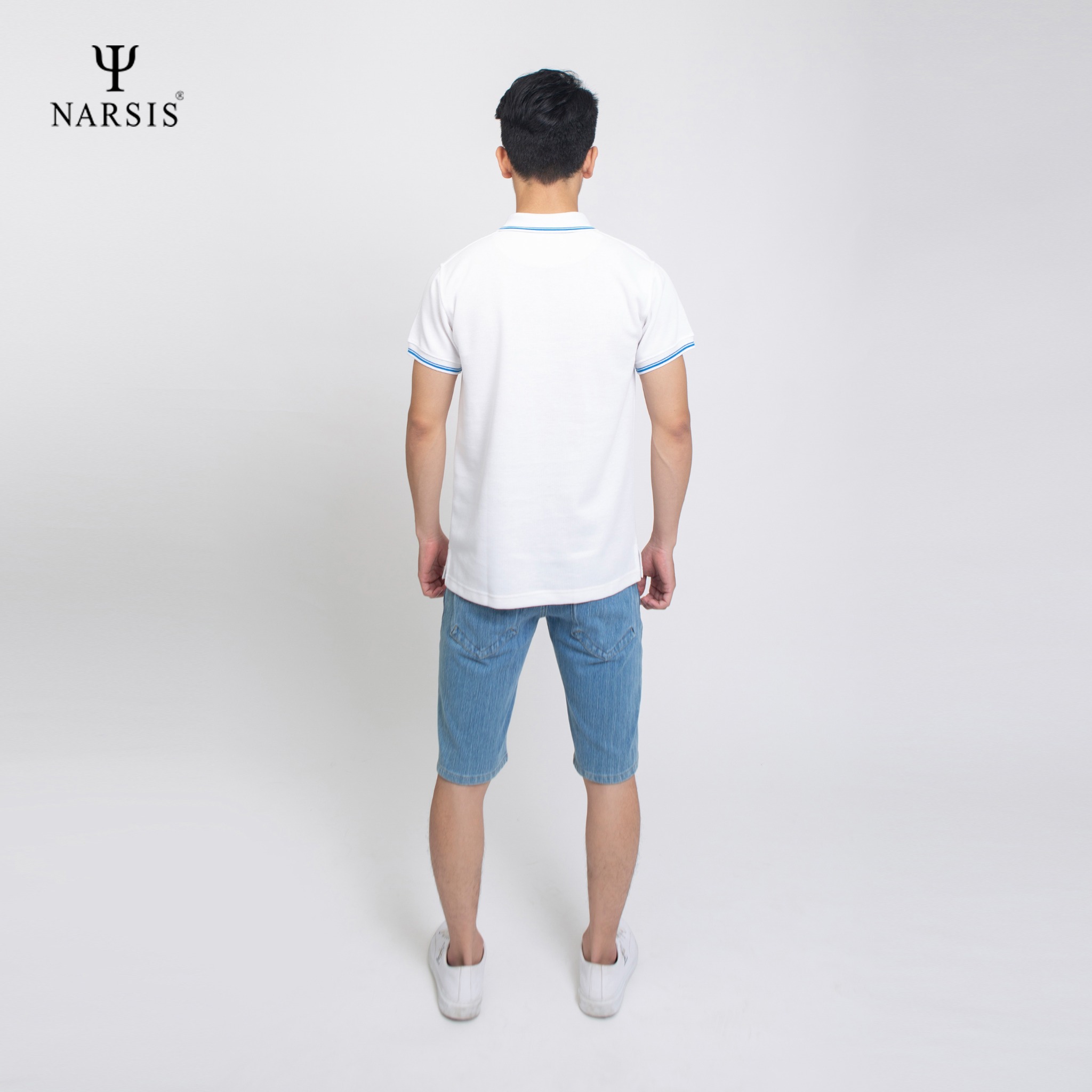 ÁO POLO CÓ CỔ NAM D4021 NARSIS CHẤT LIỆU THOÁNG MÁT, DỄ CHỊU, THOẢI MÁI CẢ NGÀY, DỄ VẬN ĐỘNG_thumbnail_0