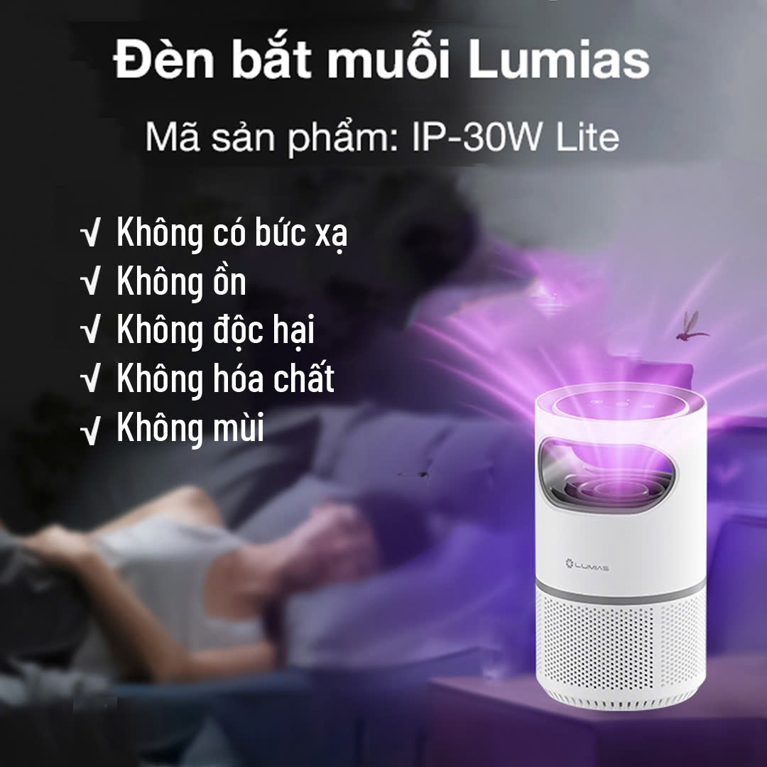 Đèn Bắt Muỗi Lumias IP-30W Lite