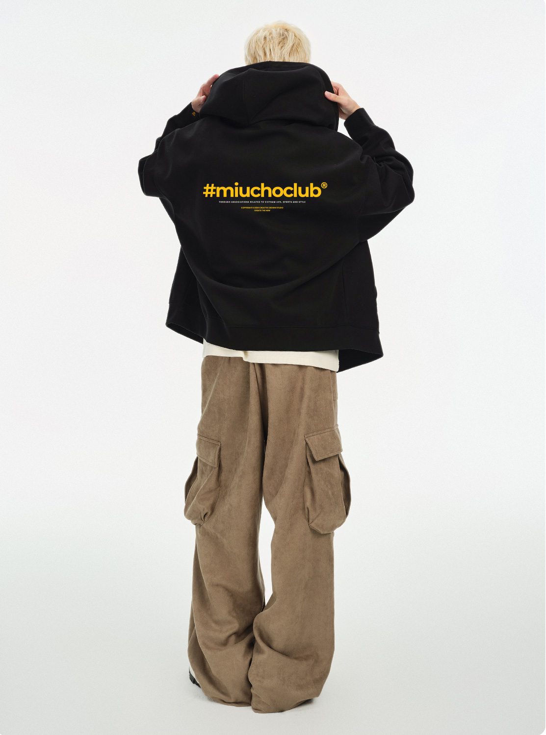 Áo hoodie zip nam local brand form rộng HZD1619 Miucho Club vải nỉ chân cua dày dặn mũ rộng in basic_thumbnail_3