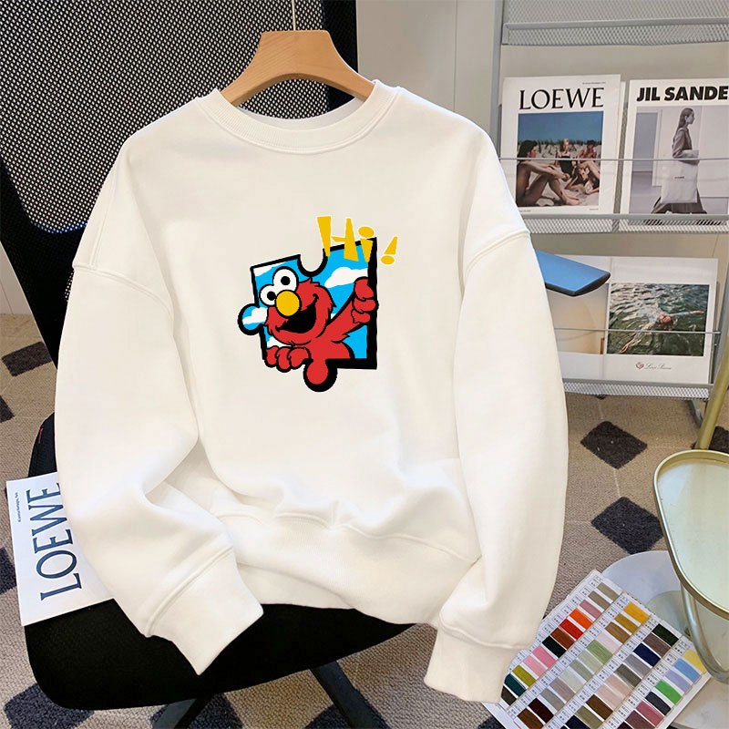 Áo sweater nữ in hình thời trang - Áo nỉ nữ thu đông dáng rộng - Loza G0081_thumbnail_4