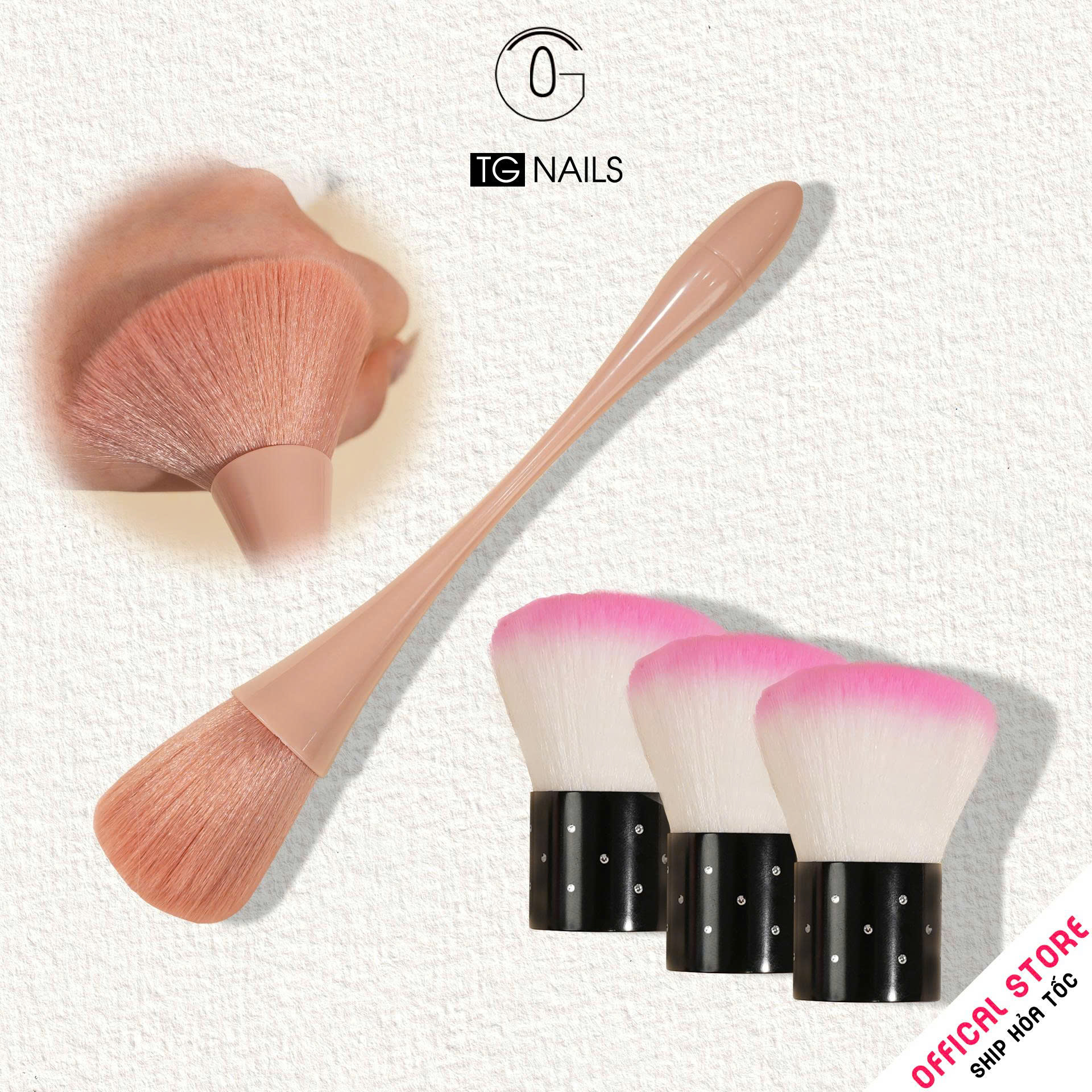 Chổi phủi bụi móng cán dài lông mềm mượt