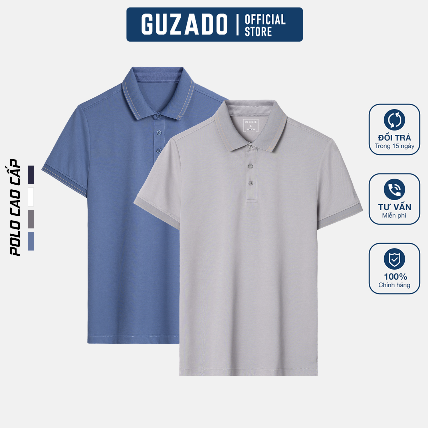 Áo Polo Nam Guzado Vải Cotton Form Slim Fit Trẻ Trung MPL2514S_thumbnail_8