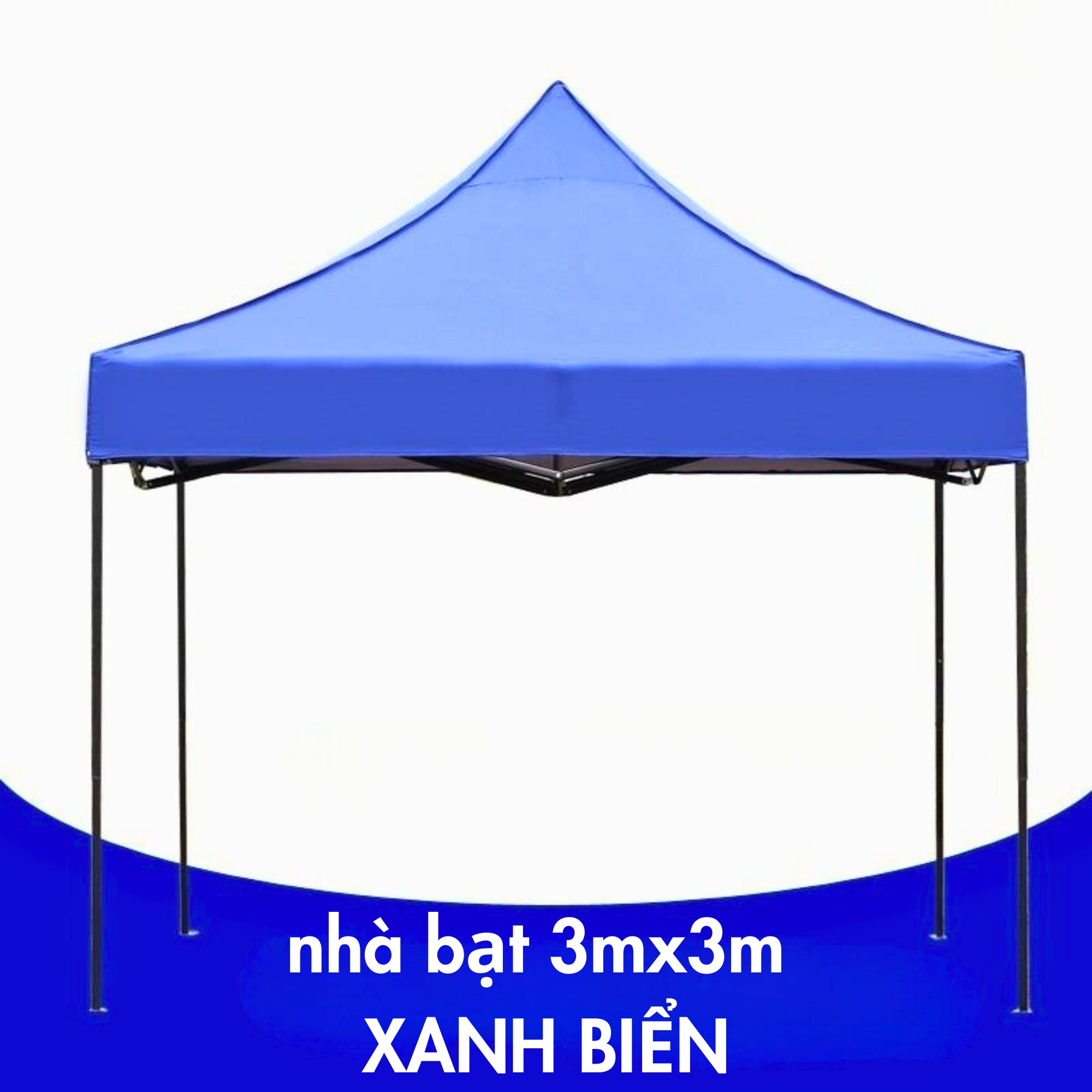 Nhà Bạt Di Động kích thước 3m x3m màu xanh biển chính hãng ô dù đại phát_thumbnail_0