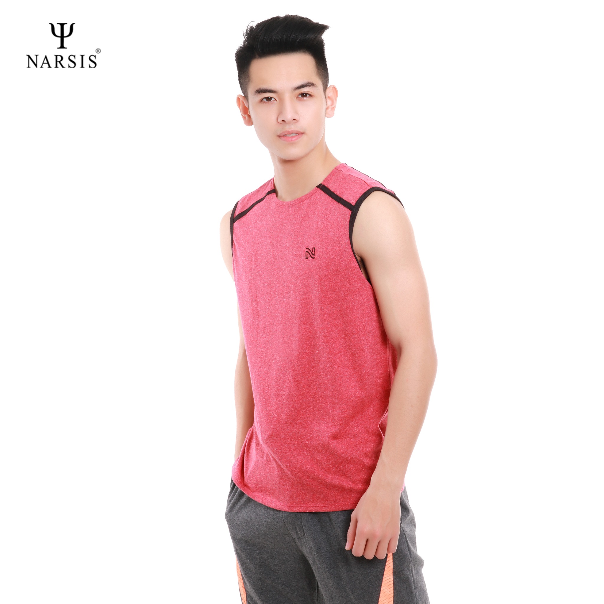 ÁO SÁT NÁCH NAM D8093 NARSIS CHẤT LIỆU THOÁNG MÁT, DỄ CHỊU, THOẢI MÁI CẢ NGÀY, DỄ VẬN ĐỘNG_thumbnail_1