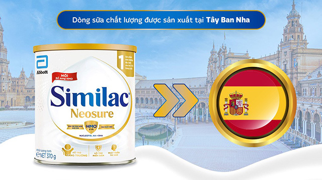 Nơi sản xuất - Sữa bột Similac Neosure 370g (0 - 12 tháng)
