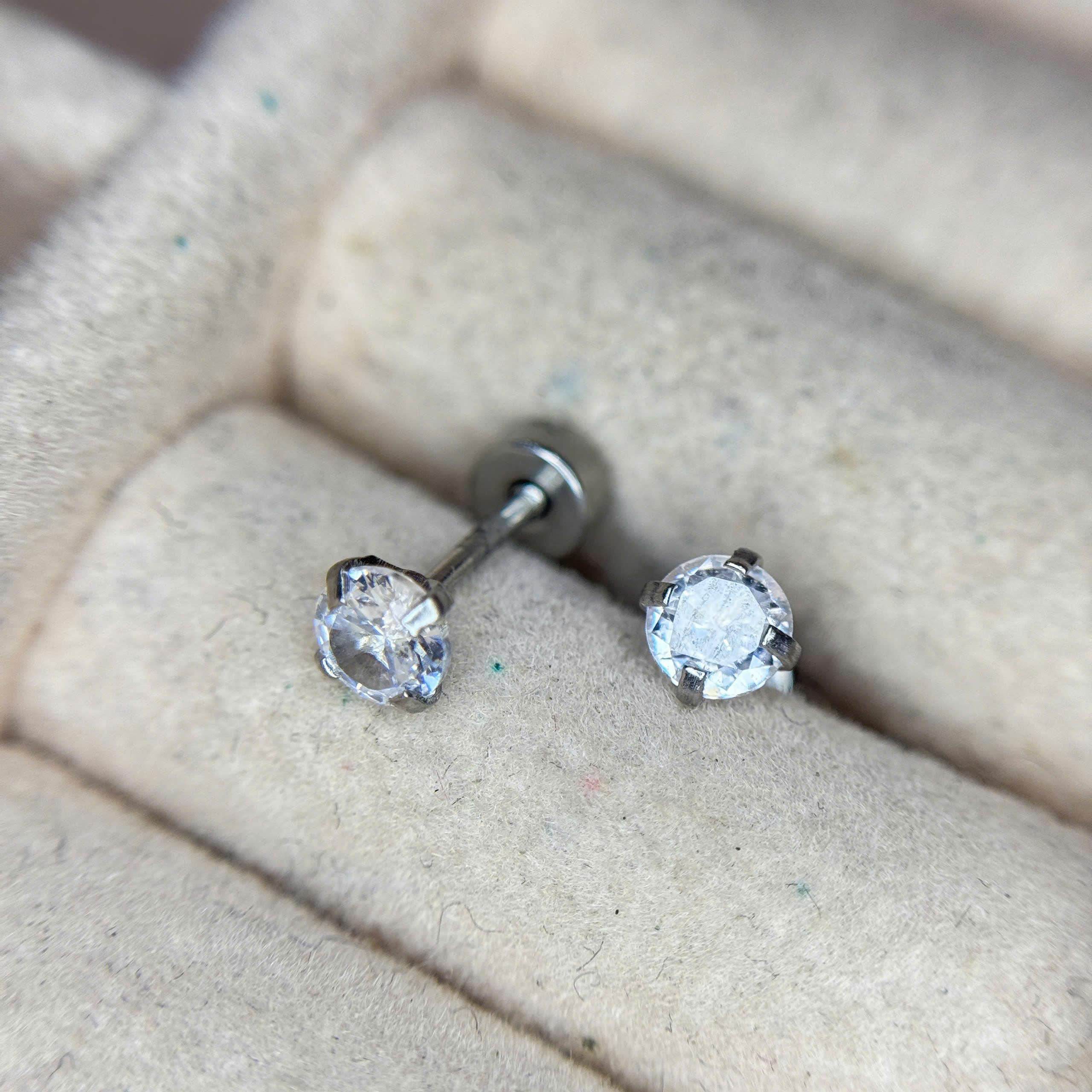 Kim cương size 4 đít dẹt vặn.