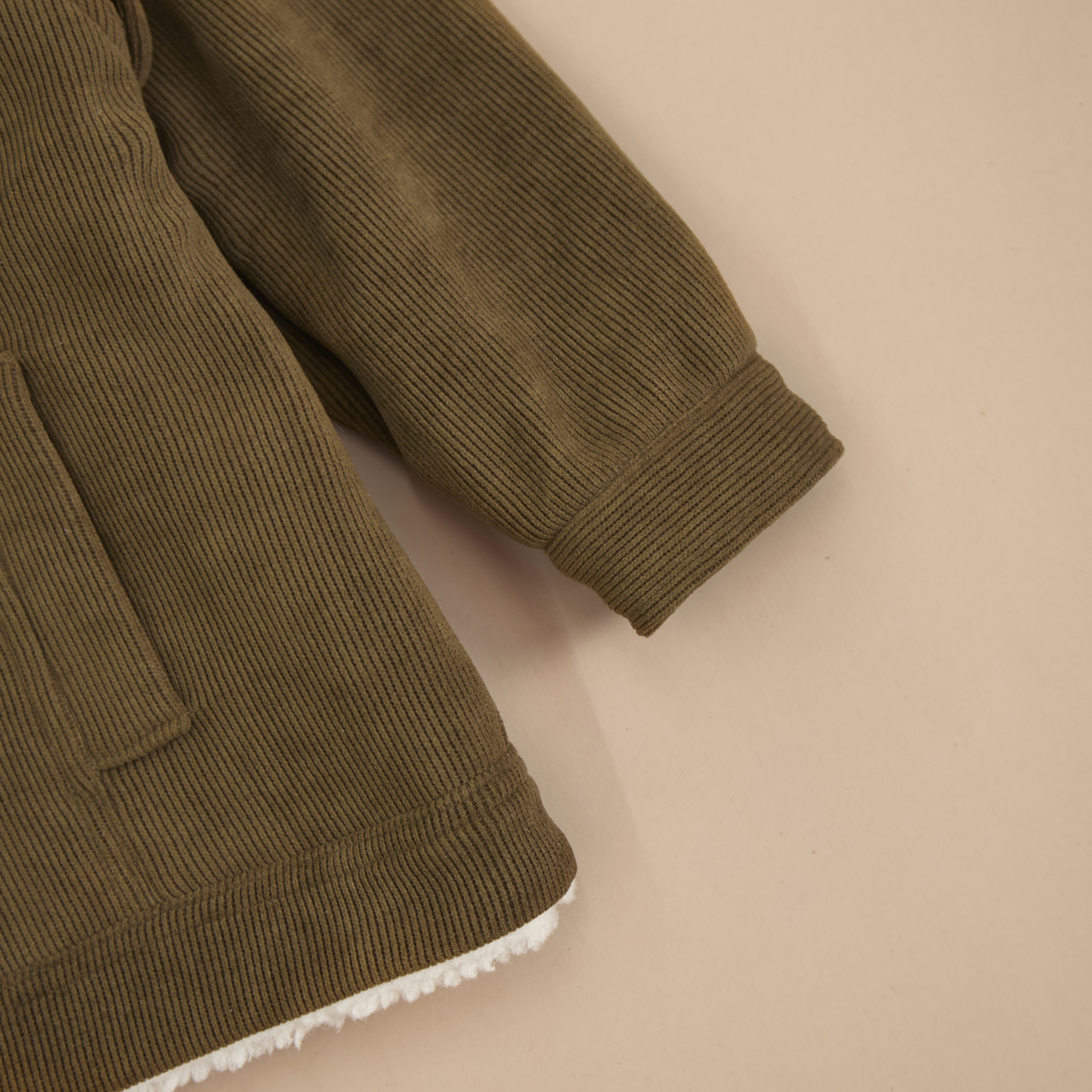 Áo khoác nhung lót lông cổ bẻ_thumbnail_2