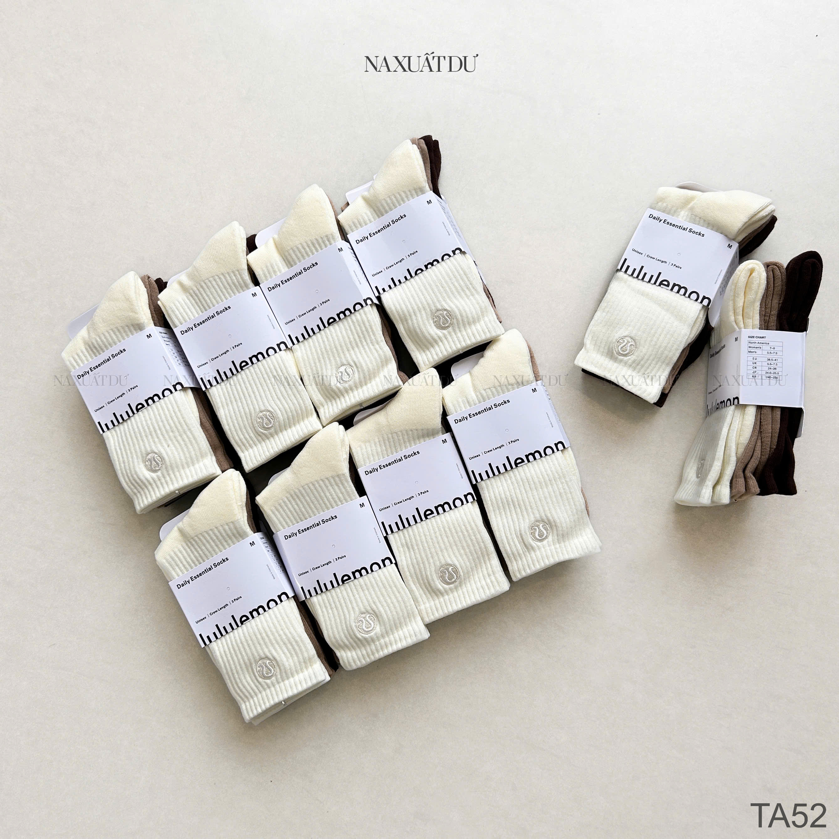 Set 3 đôi tất unisex 