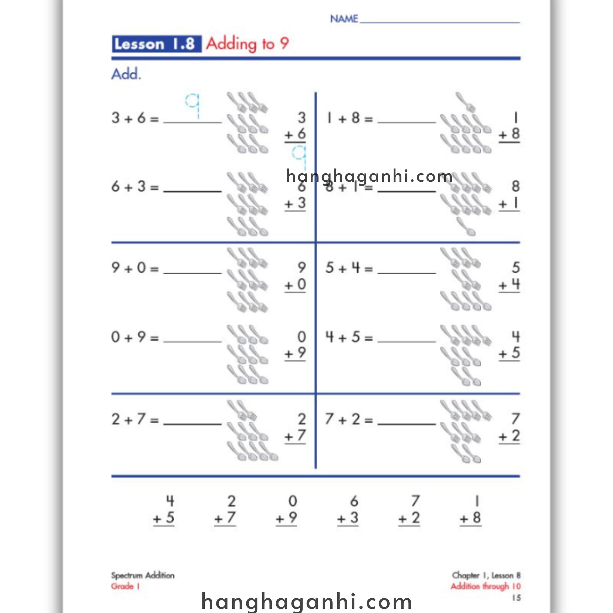 Sách Spectrum Addition Workbook Grade 1_thumbnail_7
