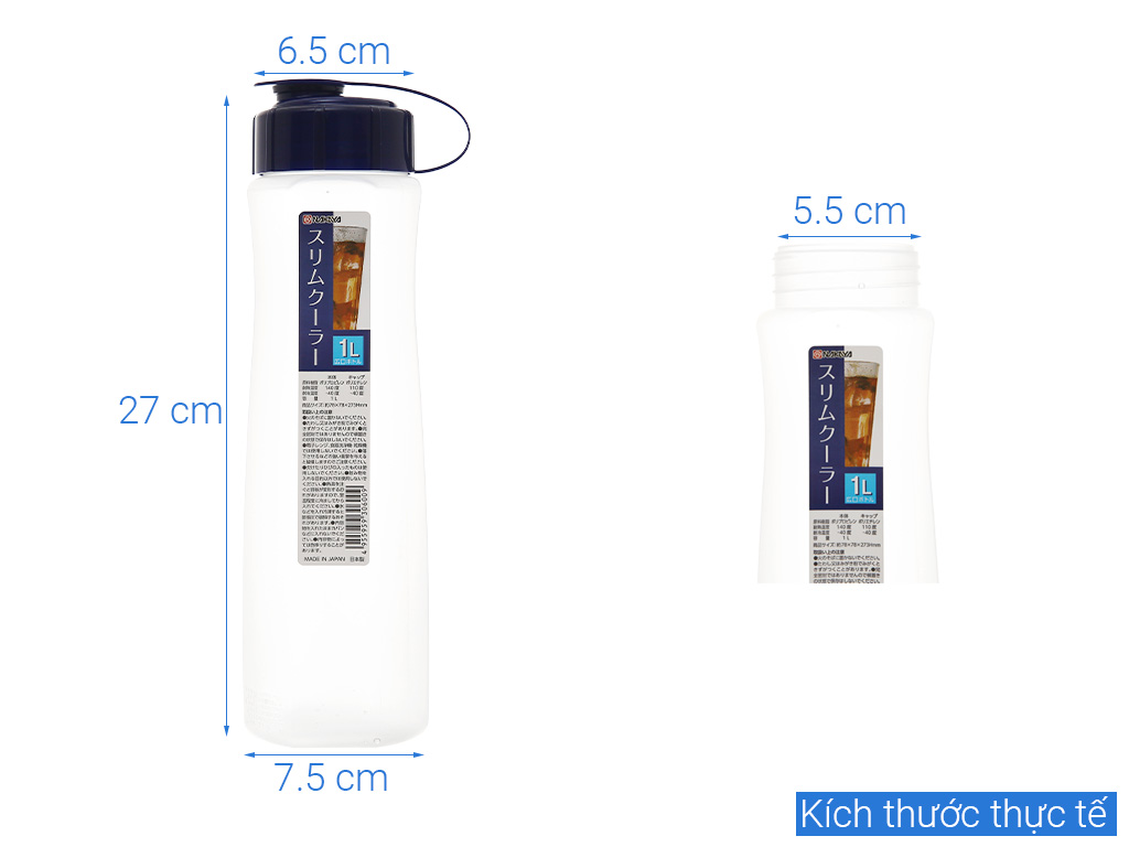 SET 2 Bình đựng nước 1L Nakaya_thumbnail_7