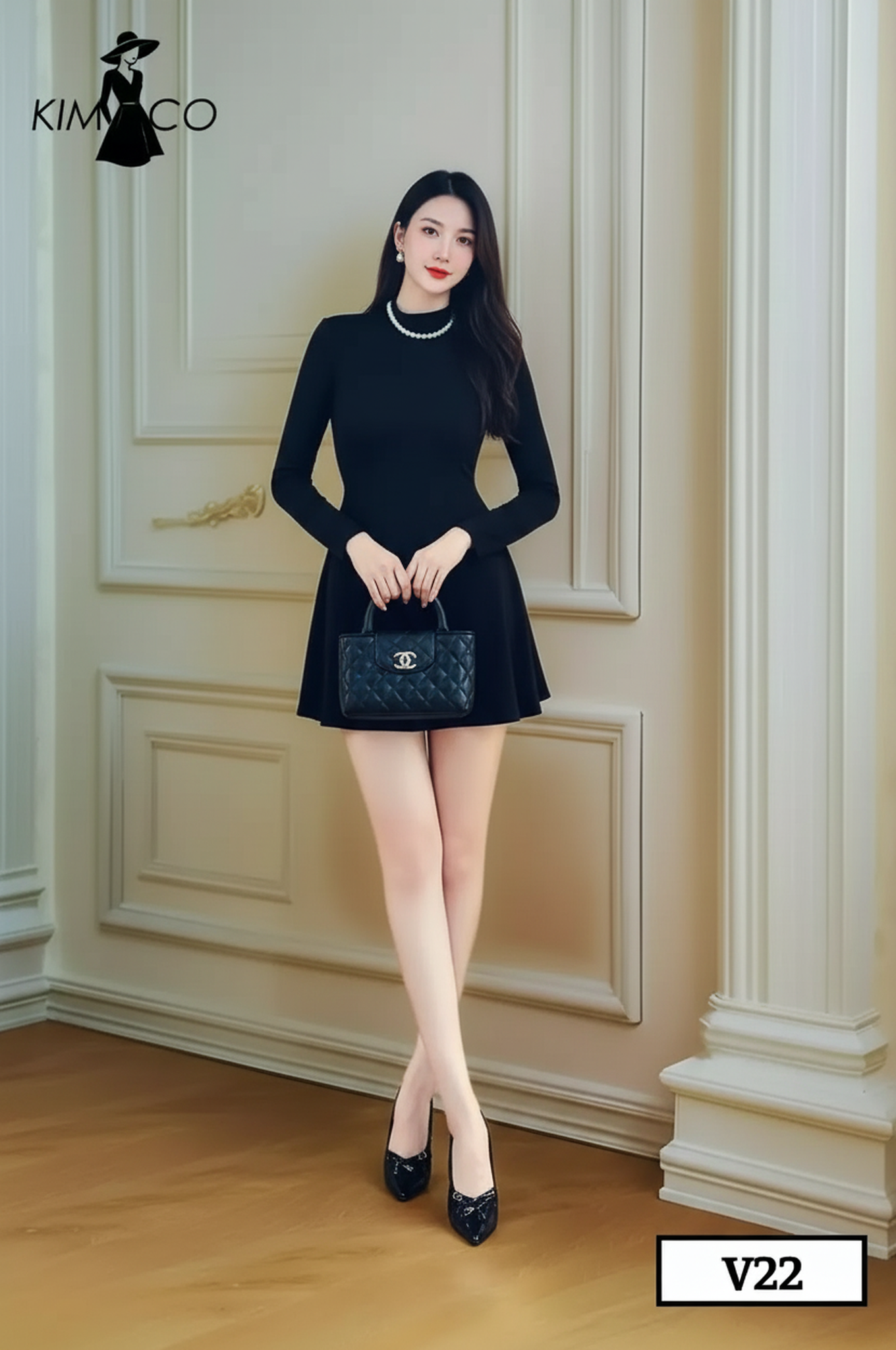 Váy Black Pearl - V22