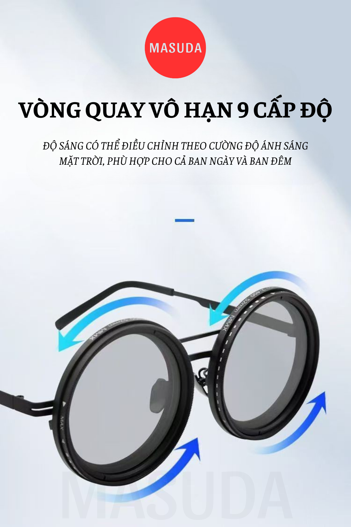 KÍNH RÂM THÔNG MINH MASUDA LUMIO ND9