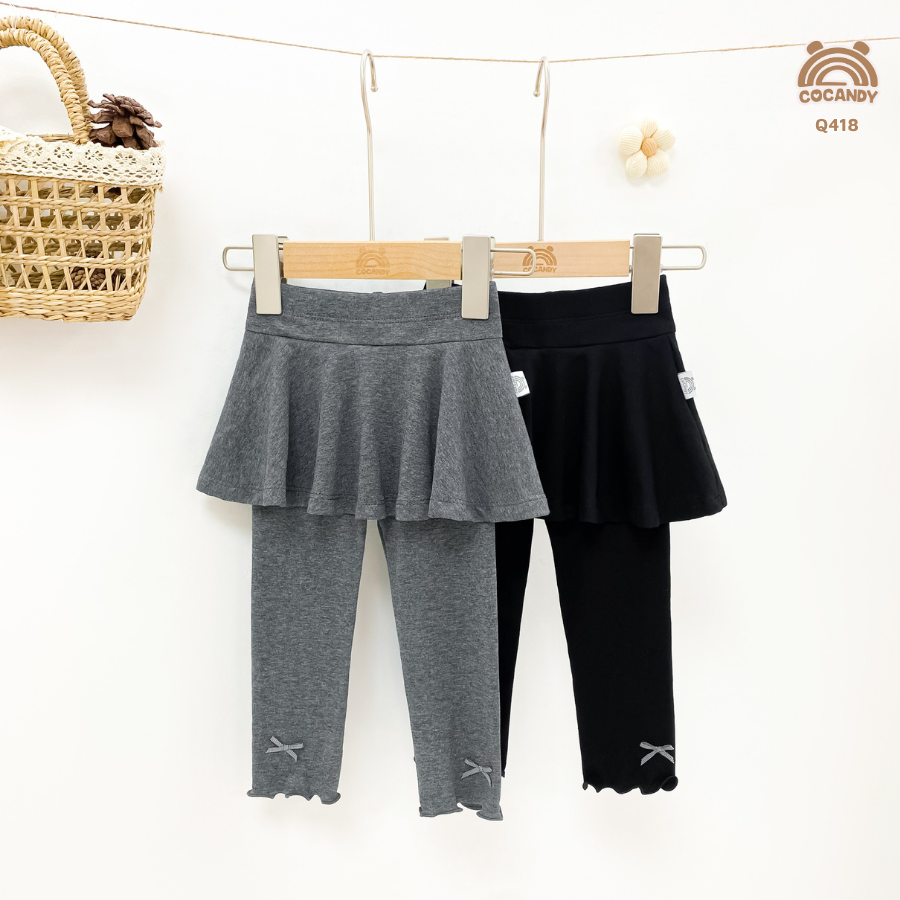 Quần váy legging ĐEN nơ gấu_thumbnail_3