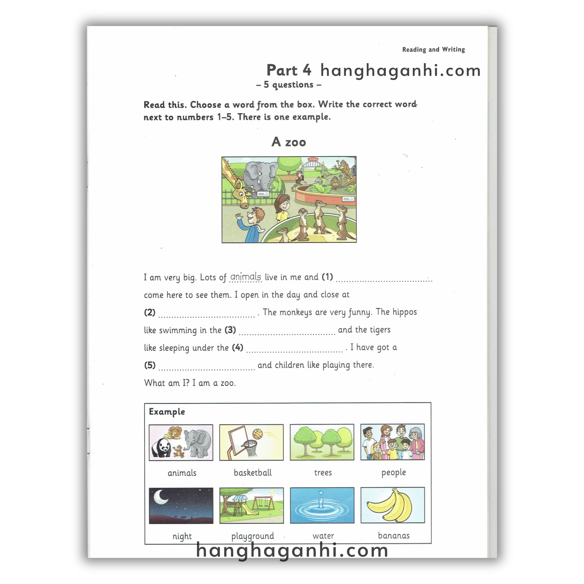 Cambridge Starters Practice Tests (Bộ đề 9 cuốn Starters) BẢN ĐẸP, Flashcard cắt rời tương tác, kèm hướng dẫn học_thumbnail_14
