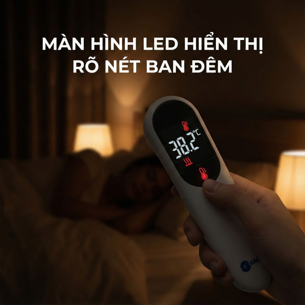 Máy Đo Nhiệt Kế Kachi JXB-315 MK | Đo nhiệt độ cơ thể, nhiệt độ phòng, nhiệt độ bề mặt đồ vật_thumbnail_6