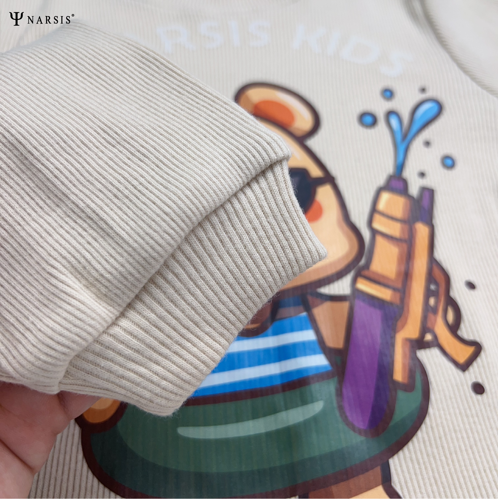 Set bé trai thu đông Narsis KE2113 dài tay, chất liệu cotton, thoải mái cả ngày._thumbnail_3