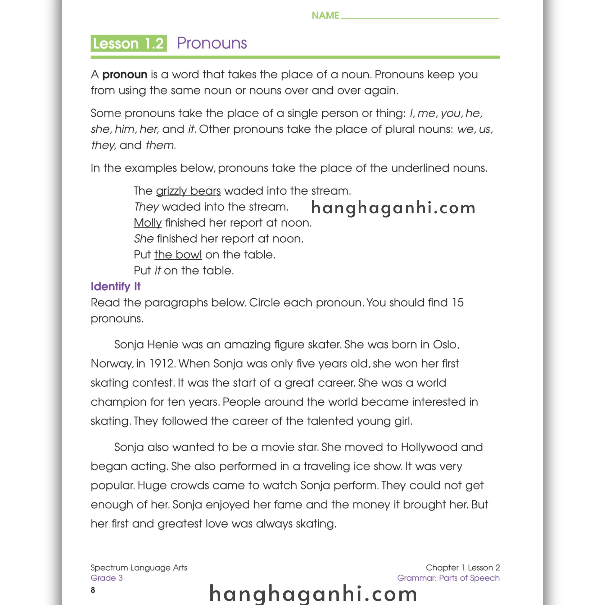 Sách Spectrum Language Arts Workbook Grade 3_thumbnail_9