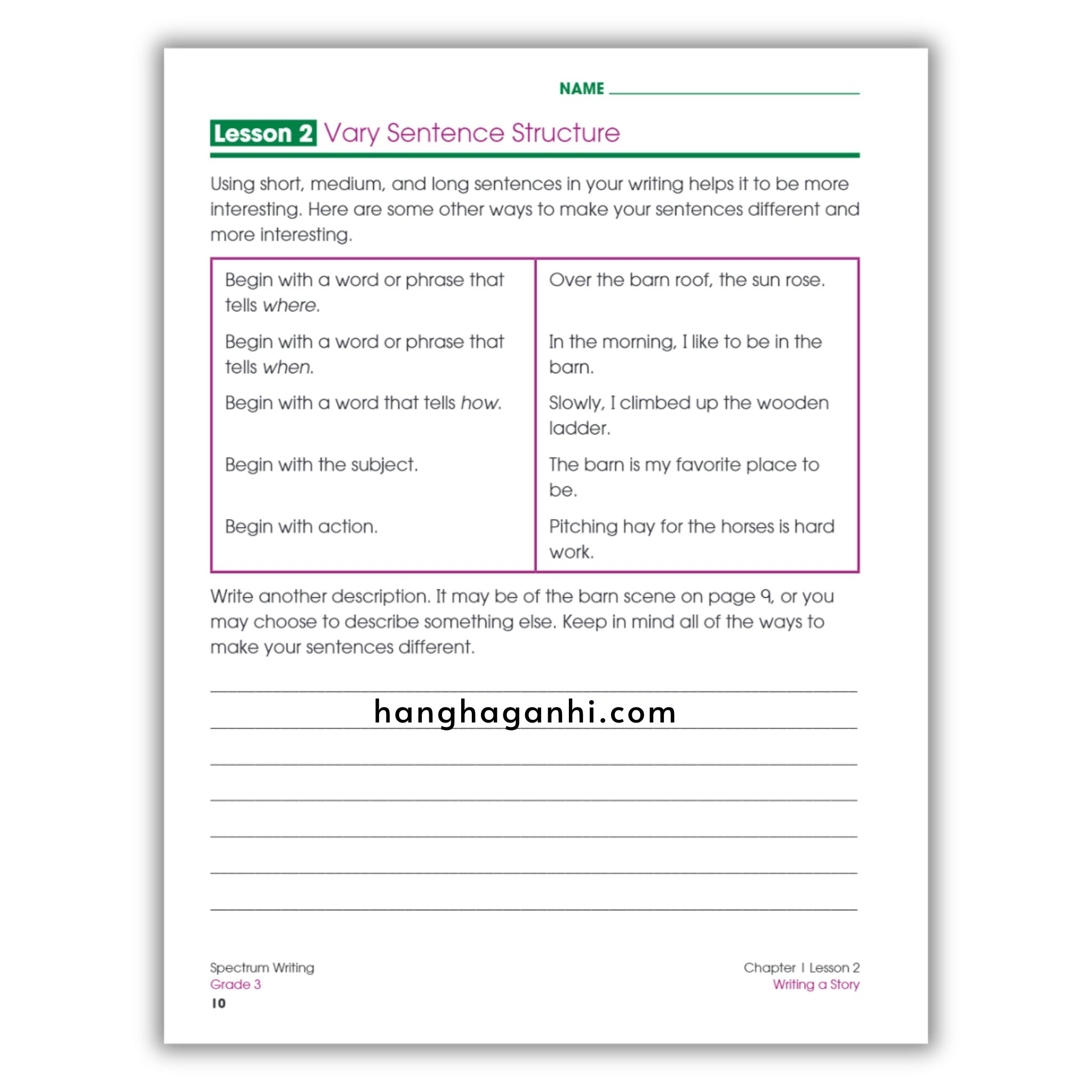 Sách Spectrum Writing Workbook Grade 3_thumbnail_11