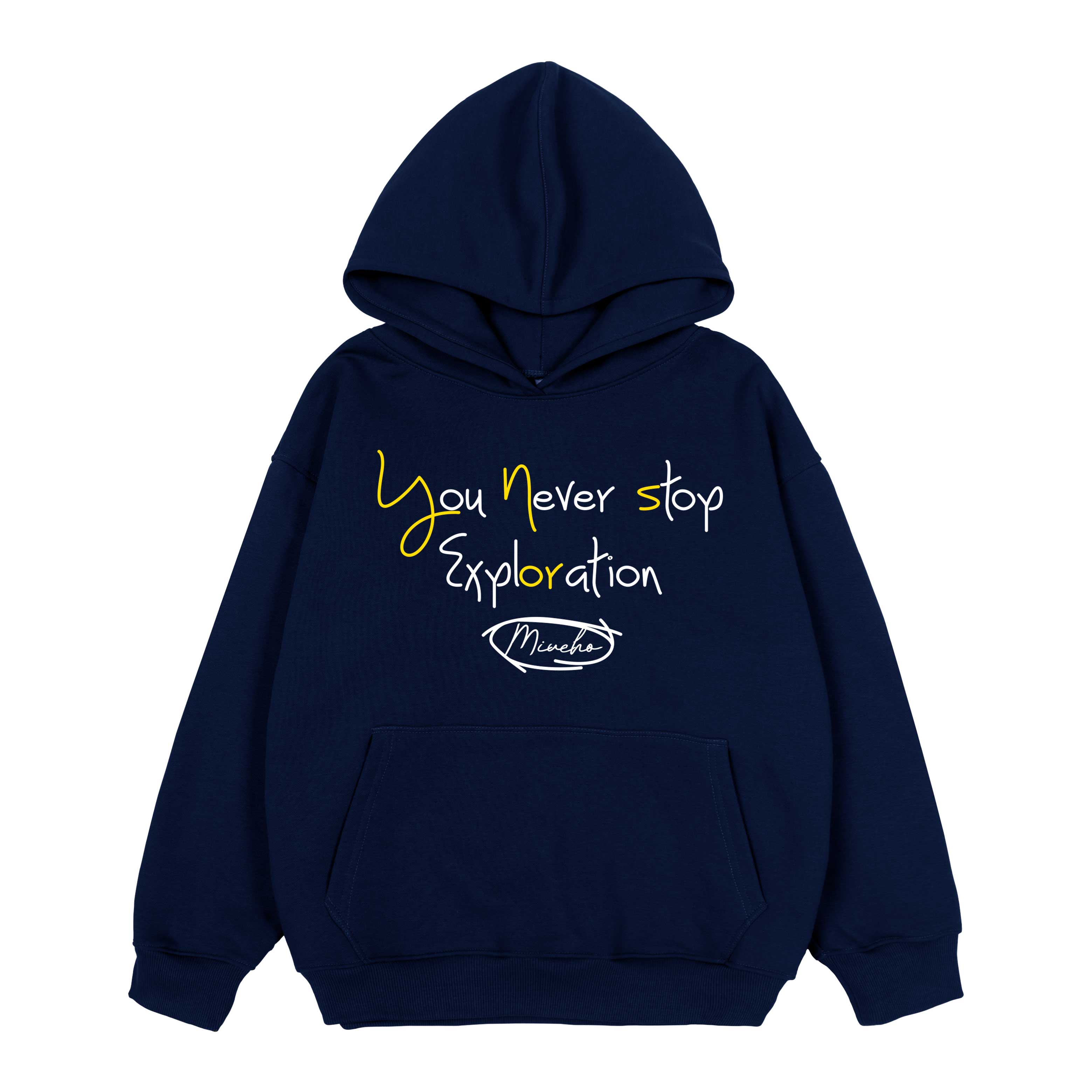 Áo hoodie nữ form rộng local brand HDD1615 Miucho vải nỉ chân cua dày dặn mũ tròn in typography_thumbnail_0