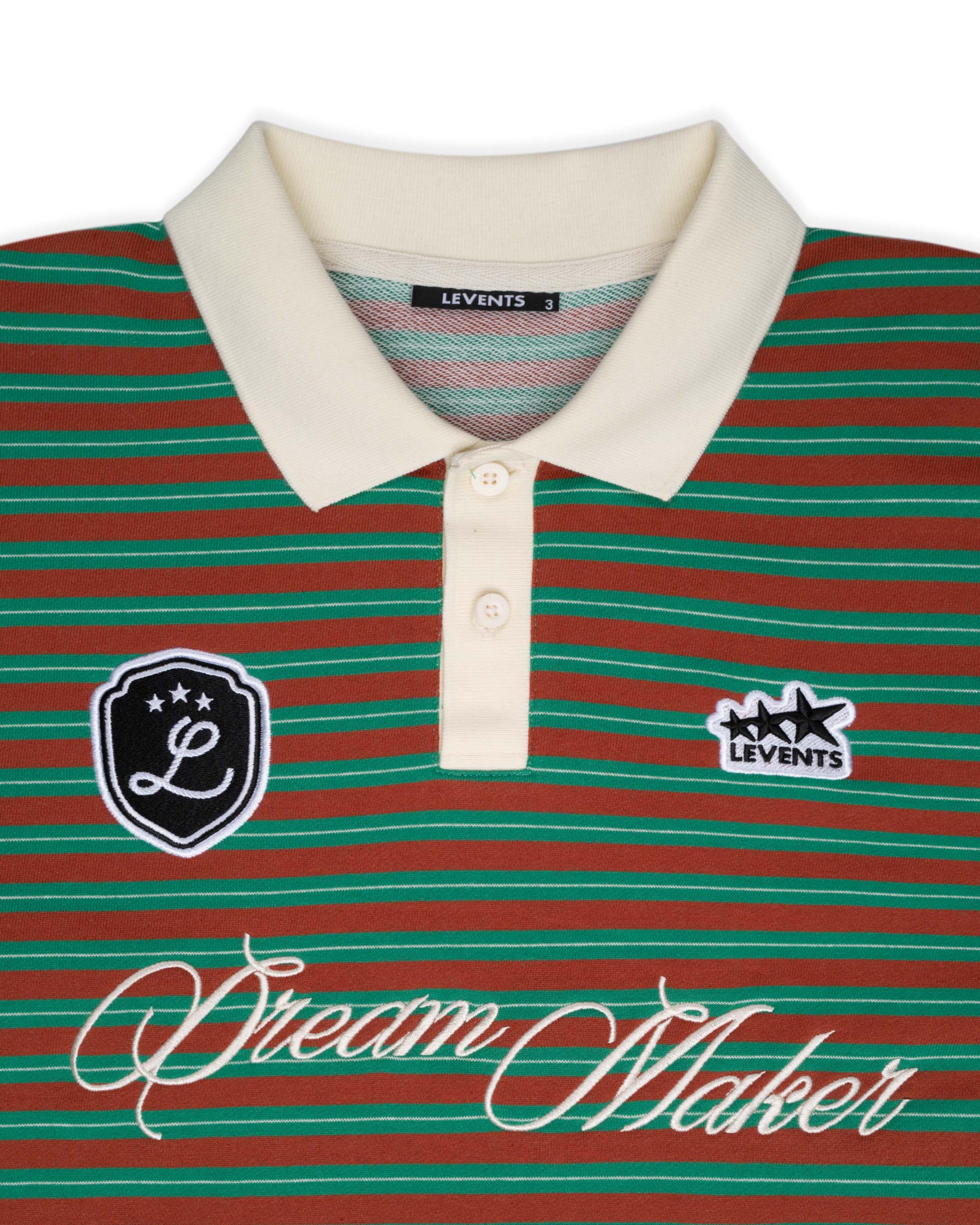 Levents® Striped Long Sleeve Boxy Polo Shirt_thumbnail_20