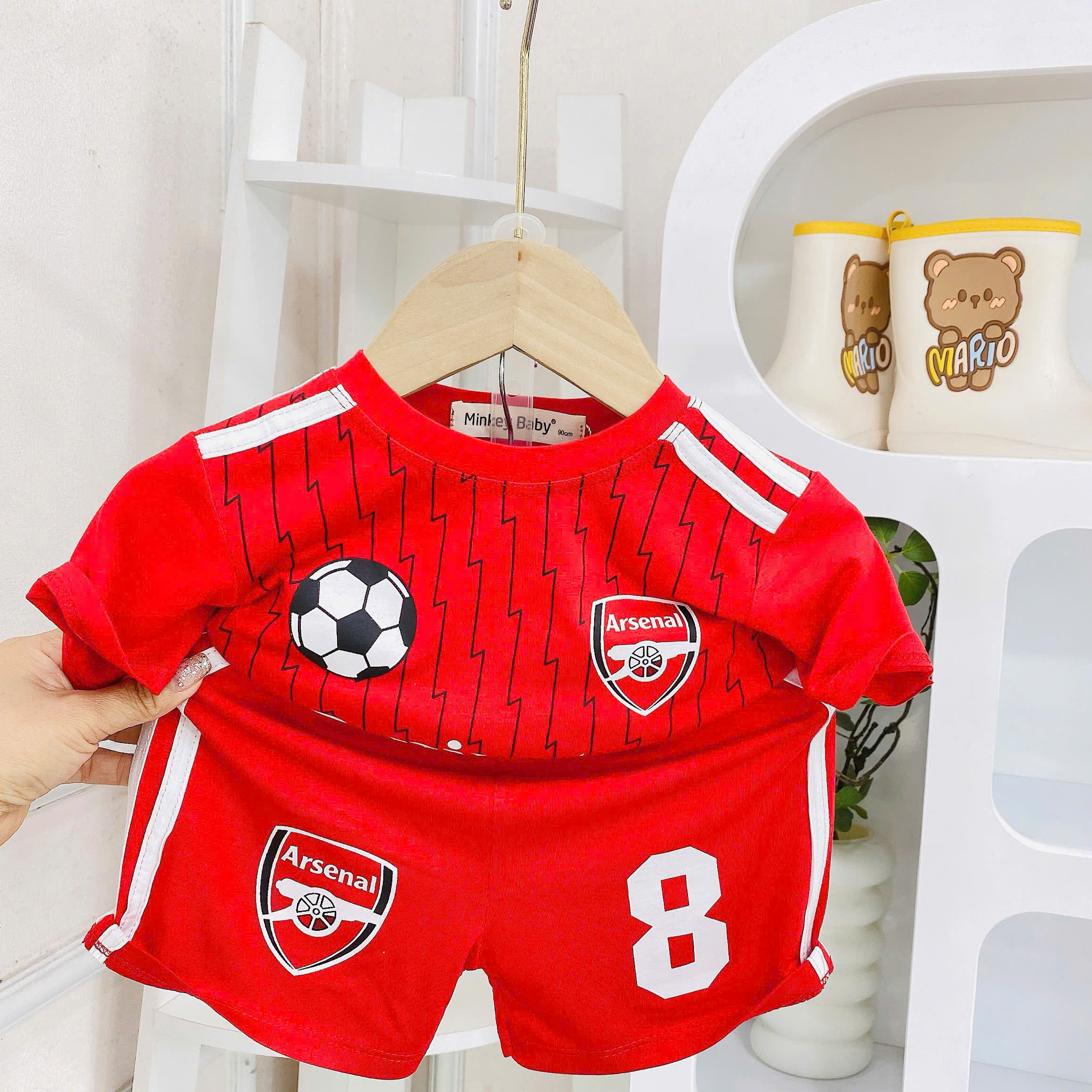 M05 BỘ CỘC MINKEY BÓNG ĐÁ 2 SỌC VAI- A003.122