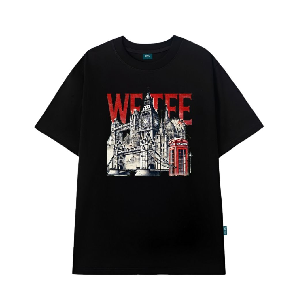 Áo thun WE TEE x London Vintage Style dáng ovesize rộng cho nam nữ Local Brand - WU0964 WU0964