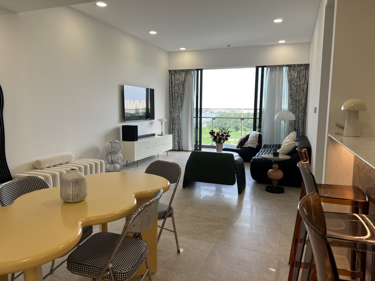 Nhà đẹp, giá rẻ - Bán list căn hộ 2PN The River thủ Thiêm full nội thất hiện đại, view tuyệt mỹ_thumbnail_2