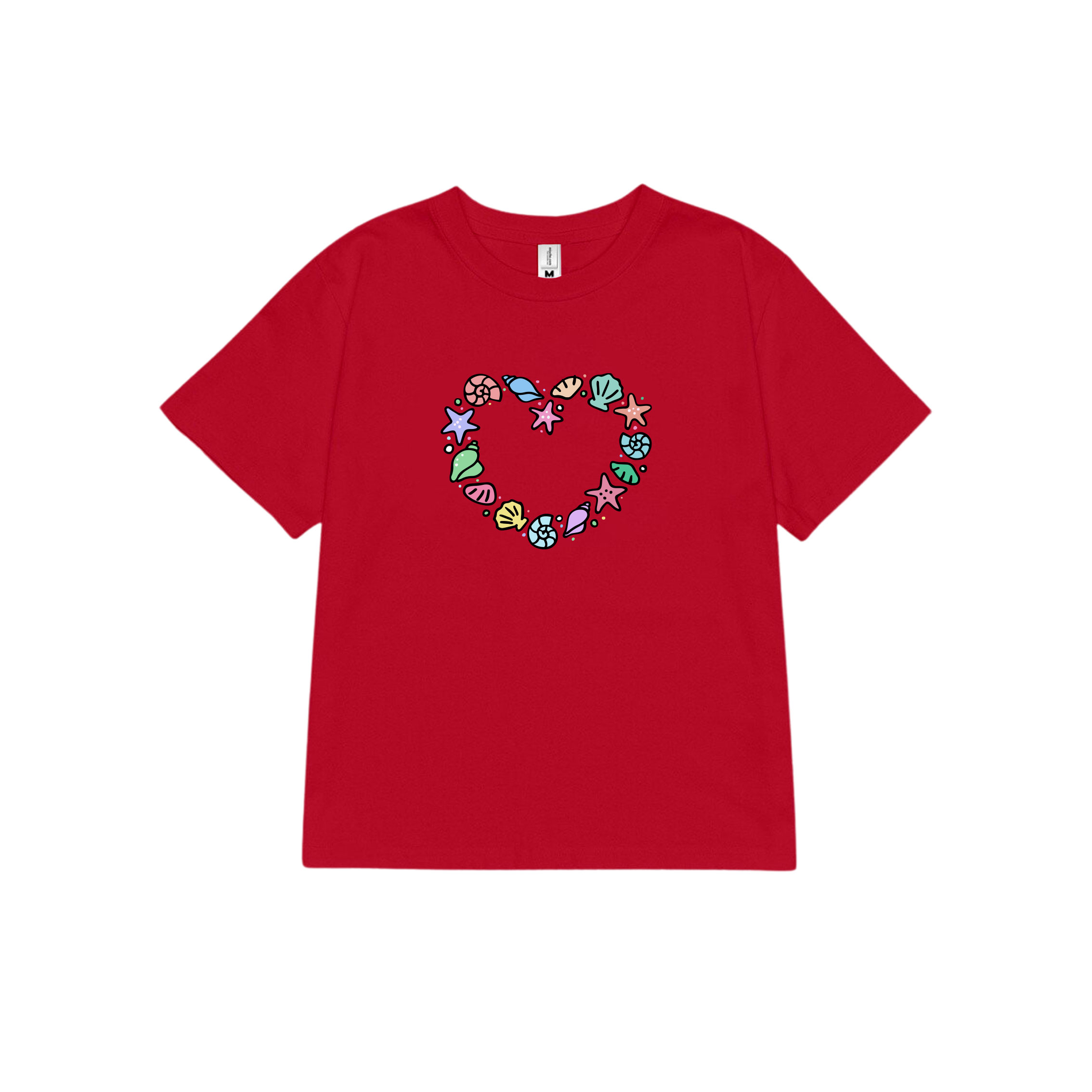 Áo thun baby tee mùa hè in trái tim xinh xắn ABD1024 Miucho tay ngắn Cổ tròn hotrend in artwork_thumbnail_12