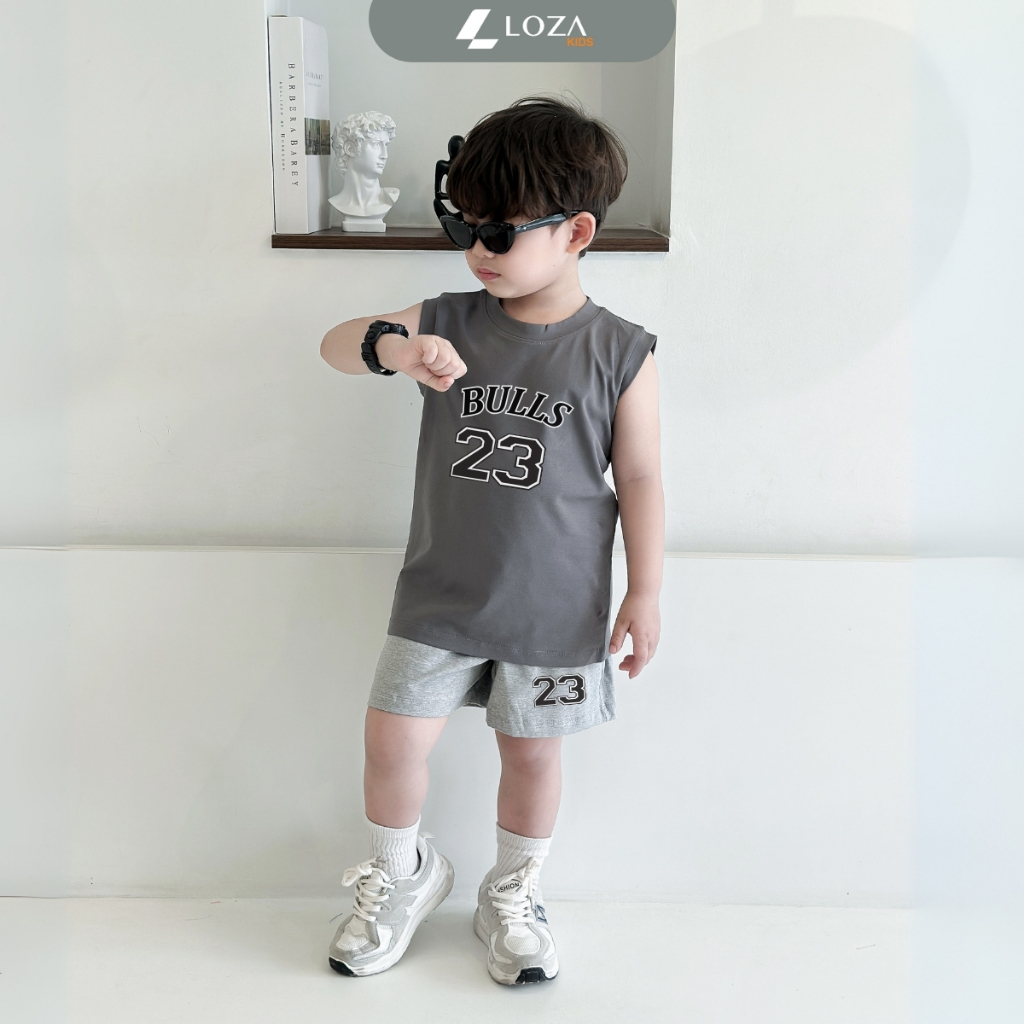 Bộ ba lỗ bé trai in hình 'Bulls 23' - Loza Kids BL345_thumbnail_4