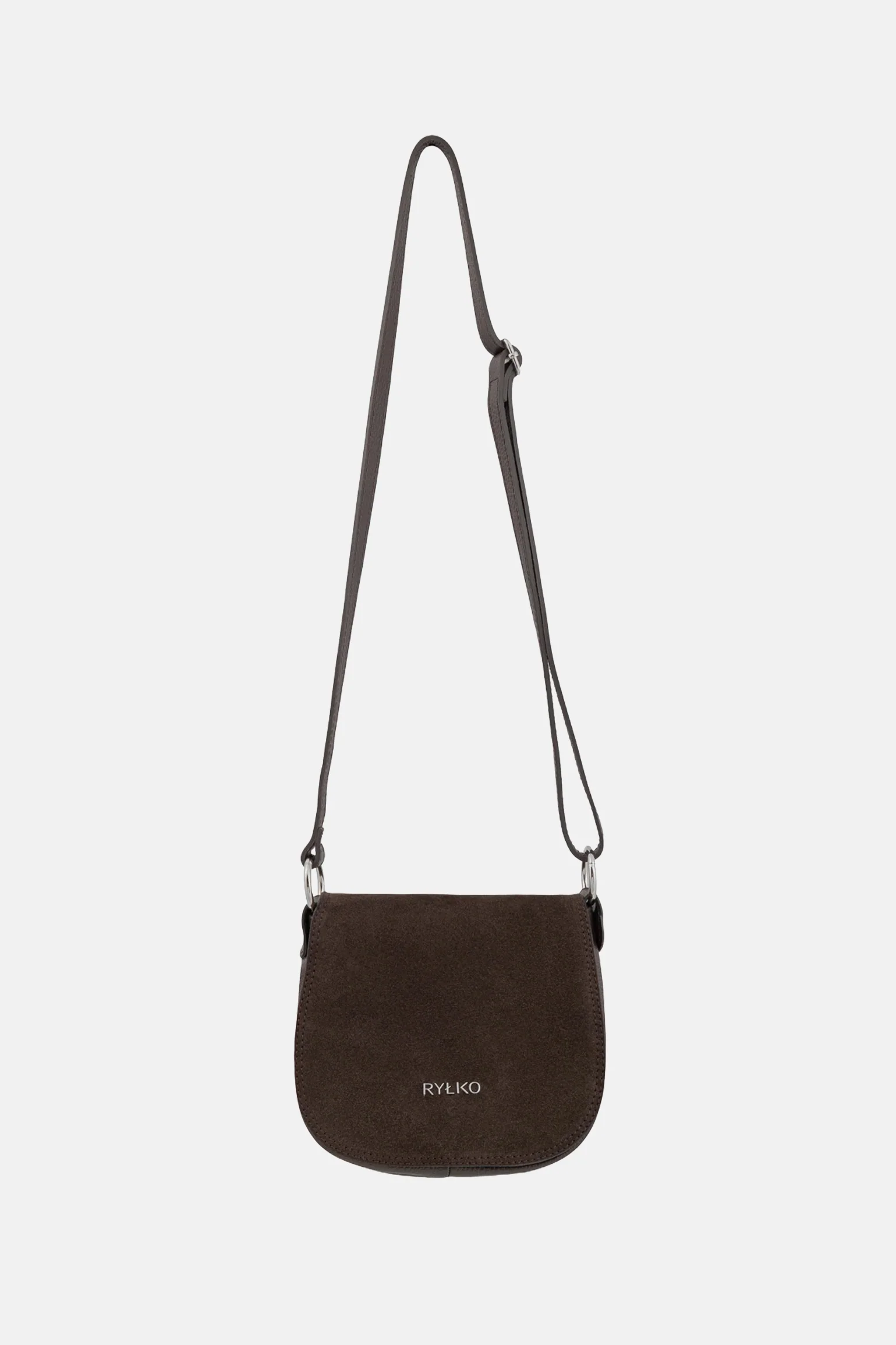 Chocolate Brown Horseshoe Bag