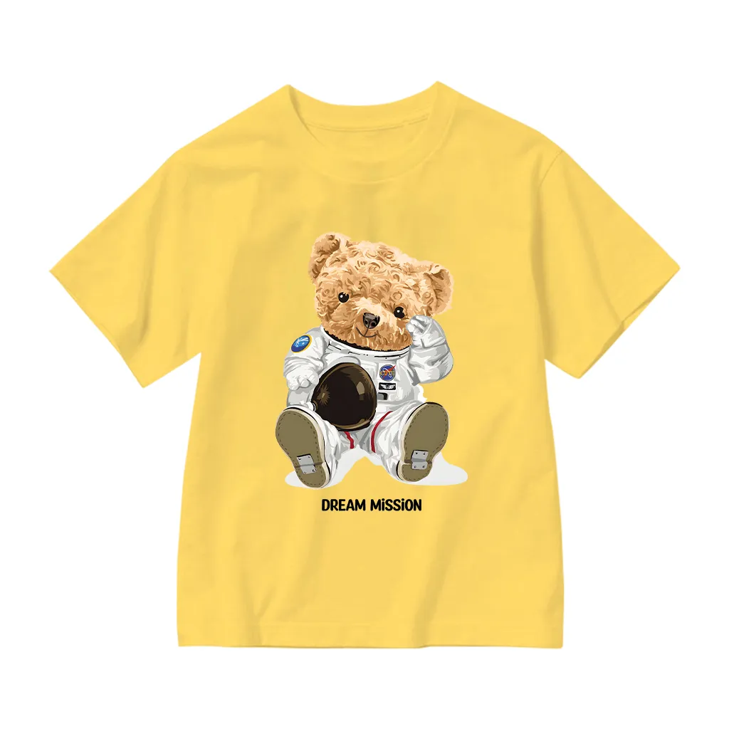 Áo thun kid form rộng Gấu Teddy dễ thương Kado vải cotton thoáng mát thoải mái cho bé 2915_thumbnail_0