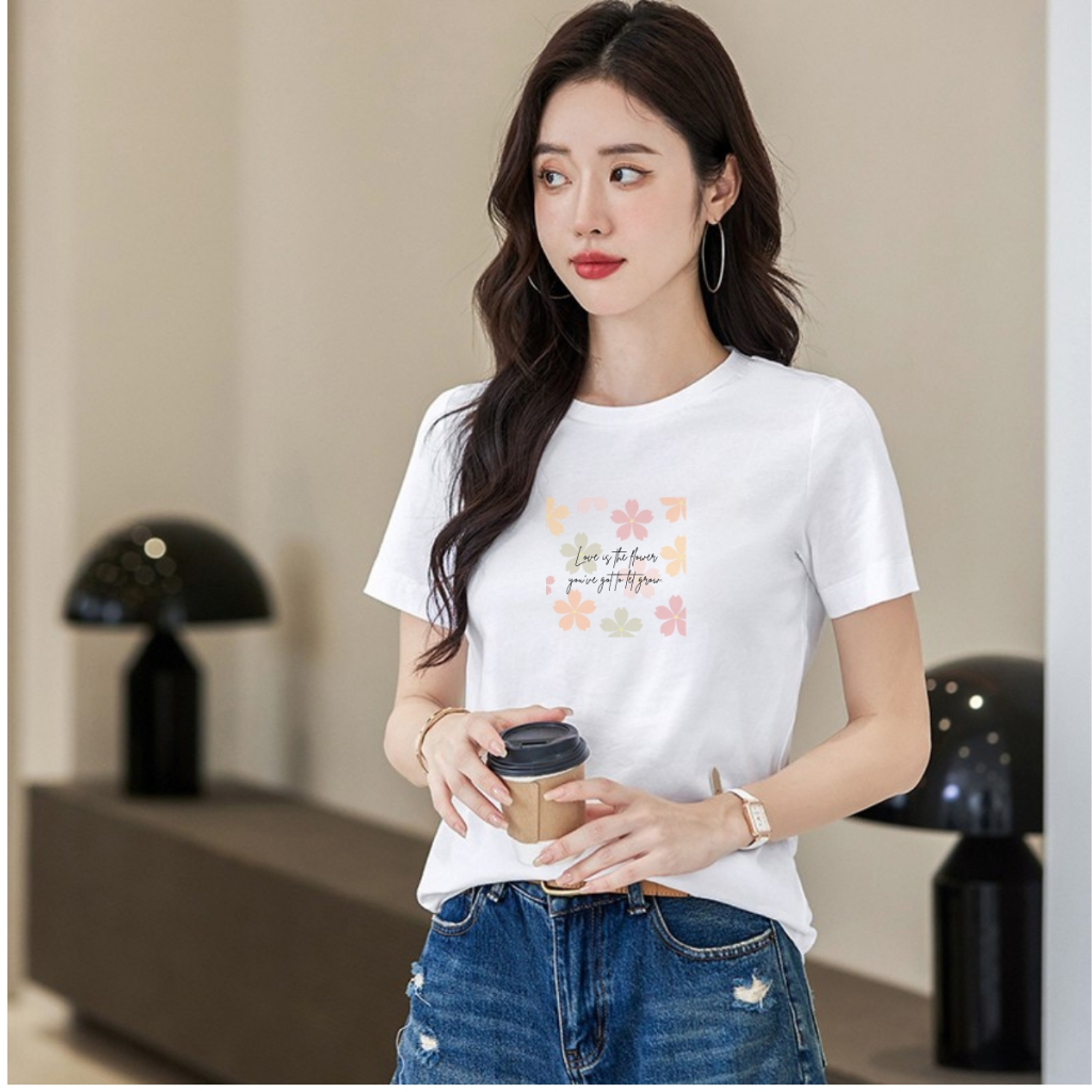 [Form vừa] Áo thun nữ 𝐋𝐎𝐙𝐀 in chữ 