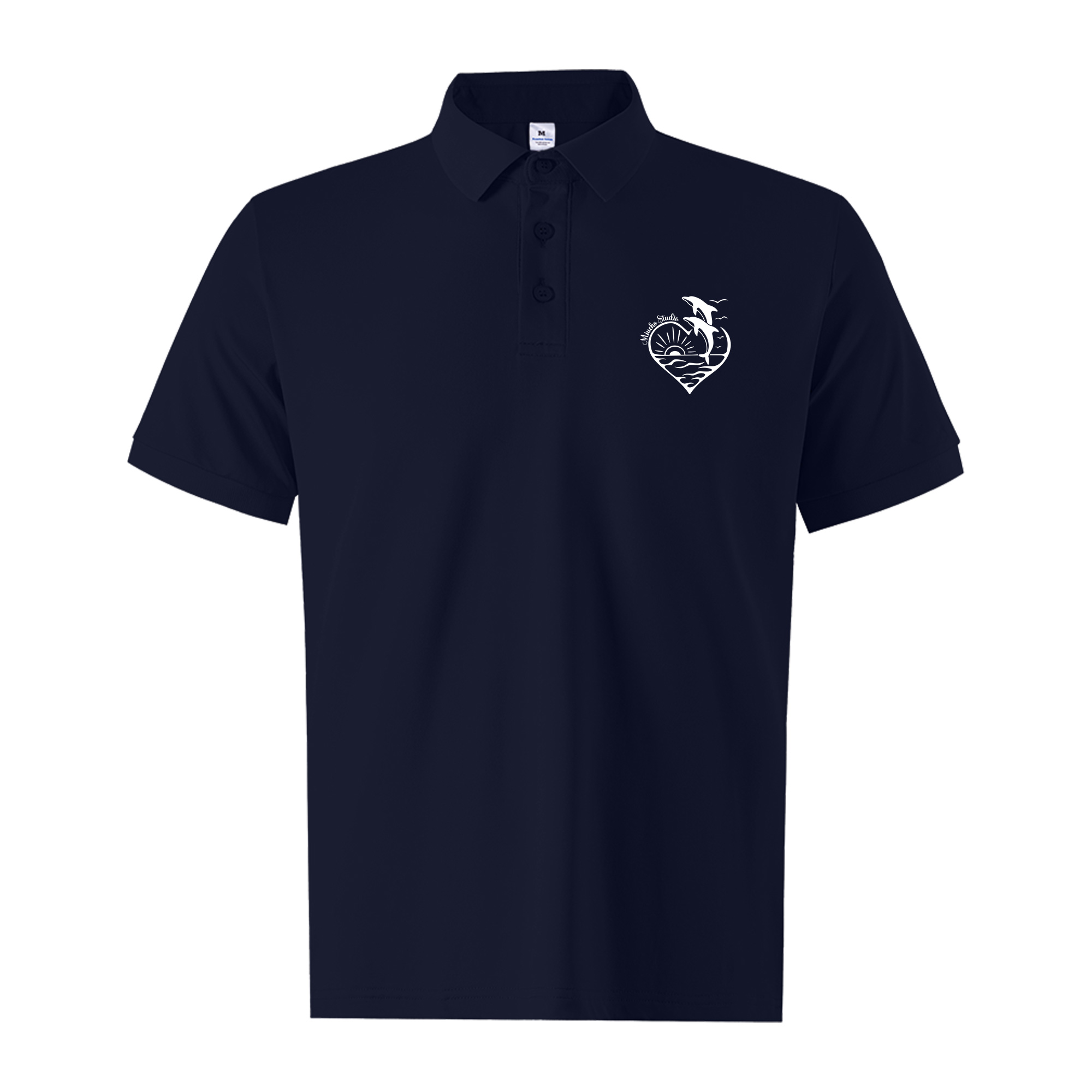 Áo polo nam cao cấp form vừa 2060 Miucho Iconic cổ trụ vải cá sấu polyester thoáng mát in artwork_thumbnail_15