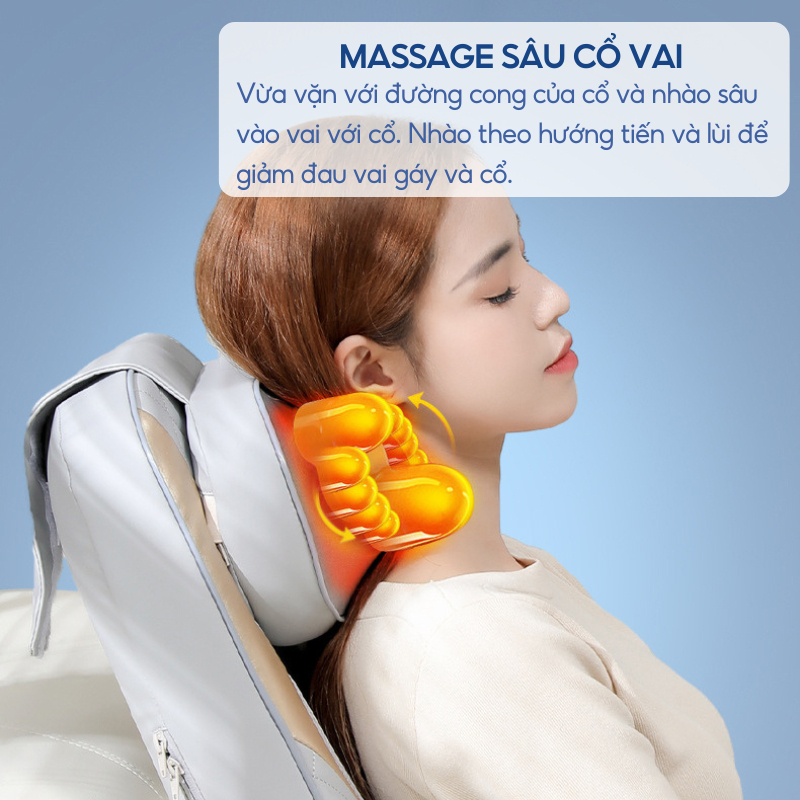 Ghế Mát Xa Lưng Toàn Thân NMI MART Massage Chườm Nóng Đa Vùng_thumbnail_3