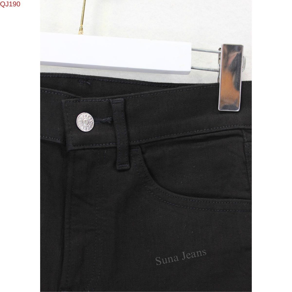 QJ190 - Jeans Skinny Đen E.X_thumbnail_4