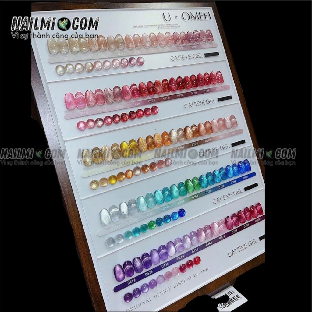 Set Sơn gel - Mắt mèo ánh trăng, kim cương - 50 màu - U.OMEEI_thumbnail_2