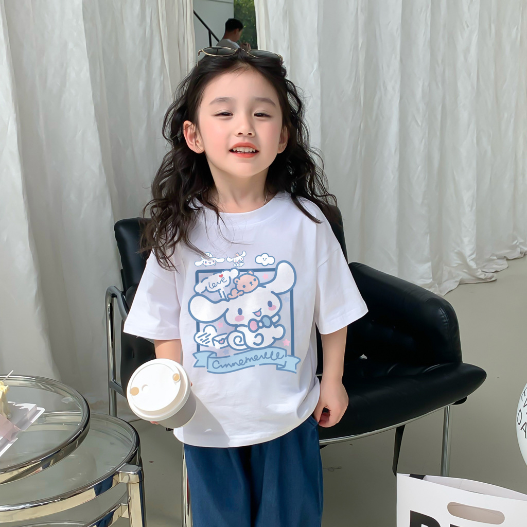 Áo thun bé gái form rộng chất vải cotton thoáng mát AED1543 Miucho Kid in artwork_thumbnail_2