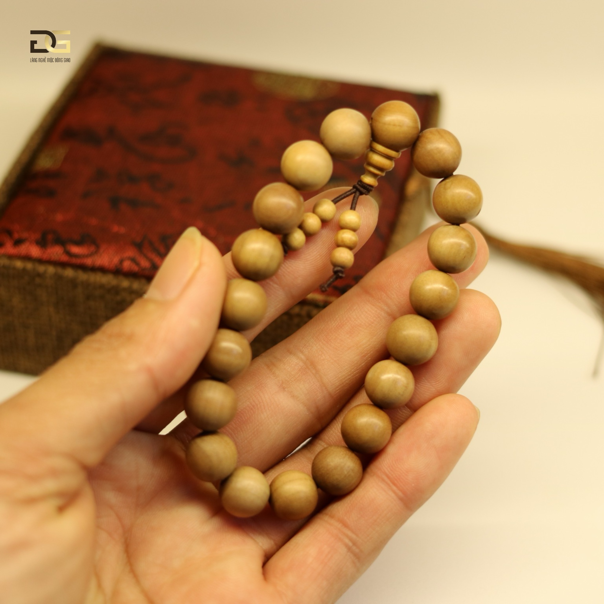 10mm (19 Hạt) Vòng Tay Đàn Hương Rừng Ấn Độ_thumbnail_10