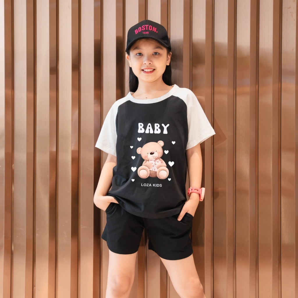 Bộ đồ bé gái in hình nhiều mẫu - Loza Kids G0185_thumbnail_1