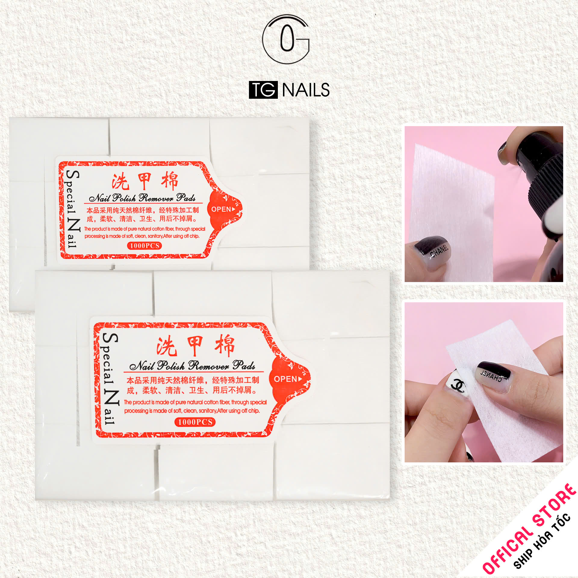 Giấy lau gel không xù lông gói 1000 miếng