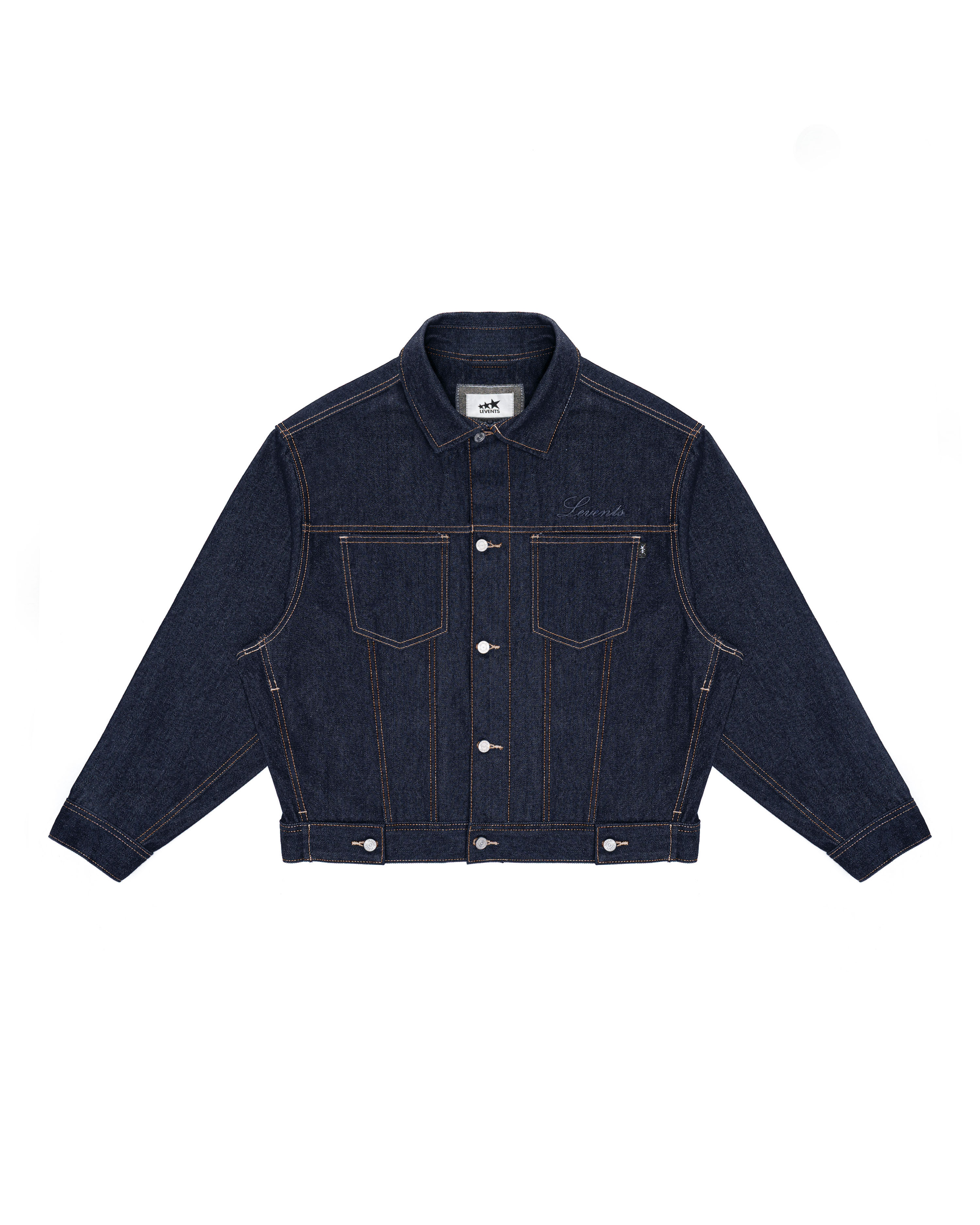 Levents® Raw Denim Trucker Jacket
